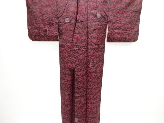  大正ロマン　草花模様着物